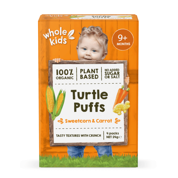 Wk Turtlepuffs Sweetcorn&carrot Box