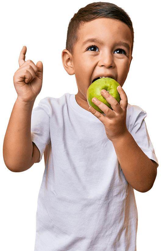 Whole Kids Young Kid Eating Apple 2