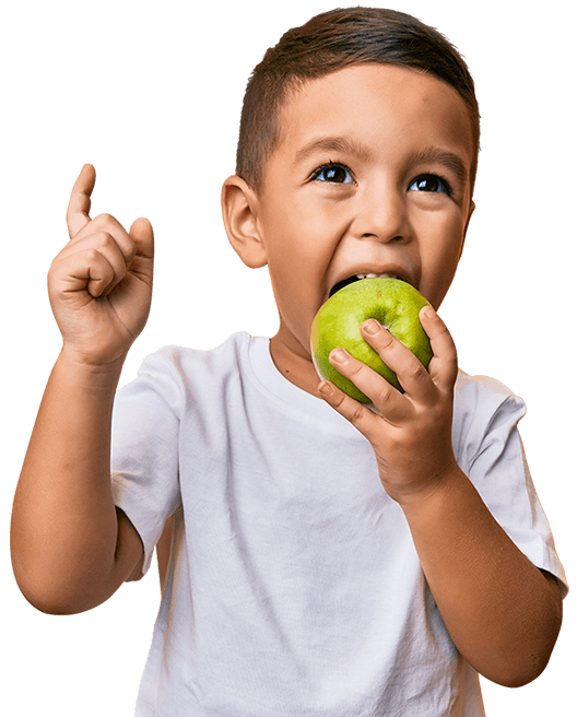 Whole Kids Young Kid Eating Apple 3