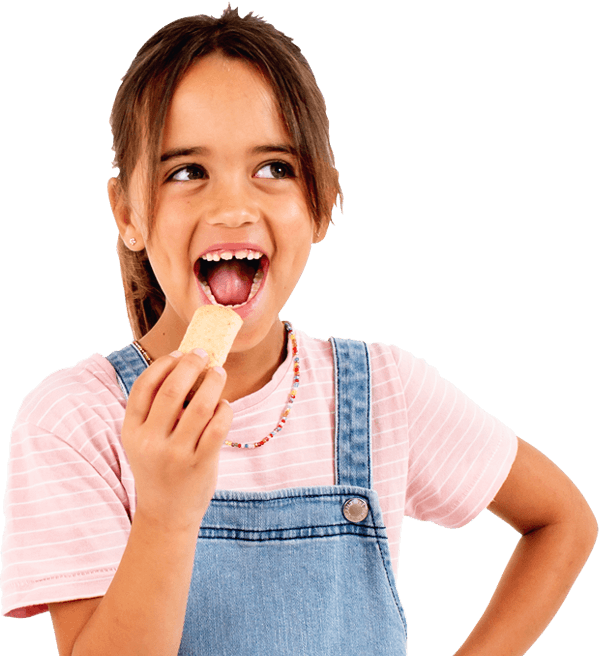 Whole Kids Young Kid Eating Biscuit Shorter